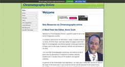 Desktop Screenshot of chromatography-online.org